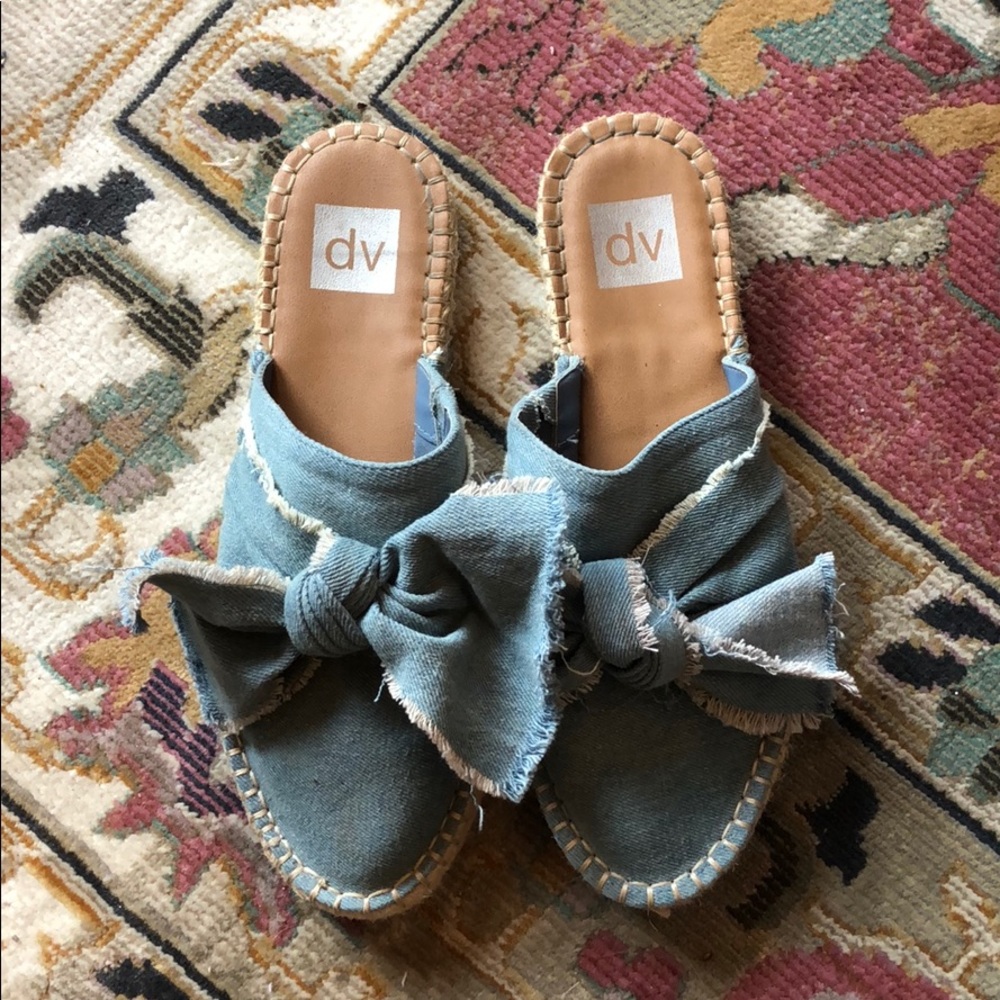 Dolce Vita Espadrilles with Jean front and bow